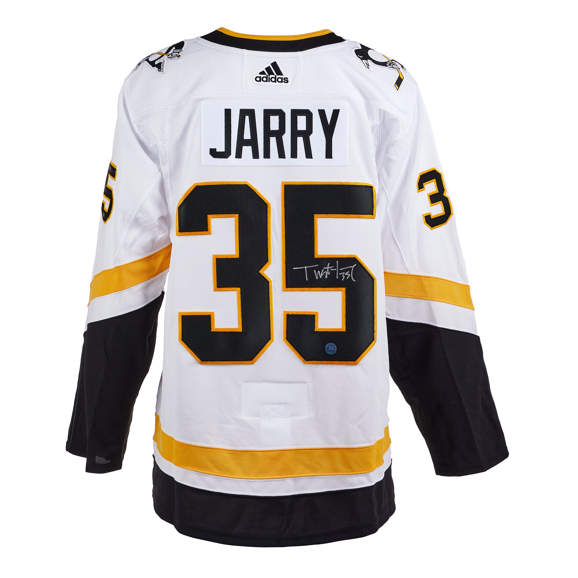 Tristan Jarry Pittsburgh Penguins Autographed Reverse Retro Adidas Jersey | AJ Sports.