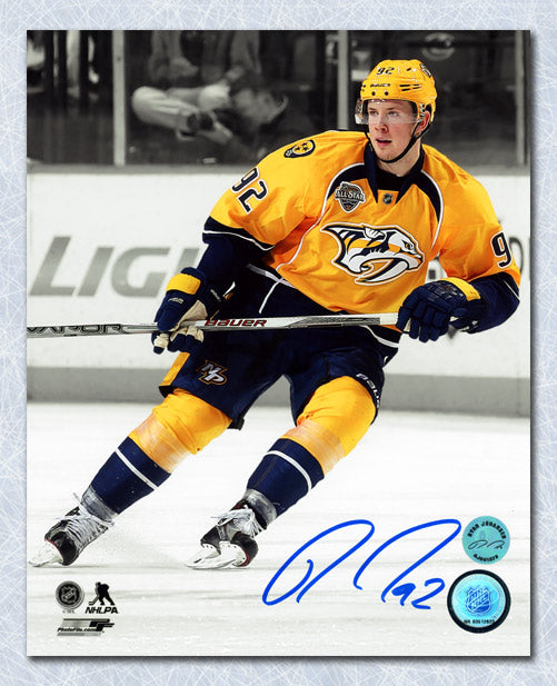 Ryan Johansen Nashville Predators Autographed Spotlight 8x10 Photo | AJ Sports.