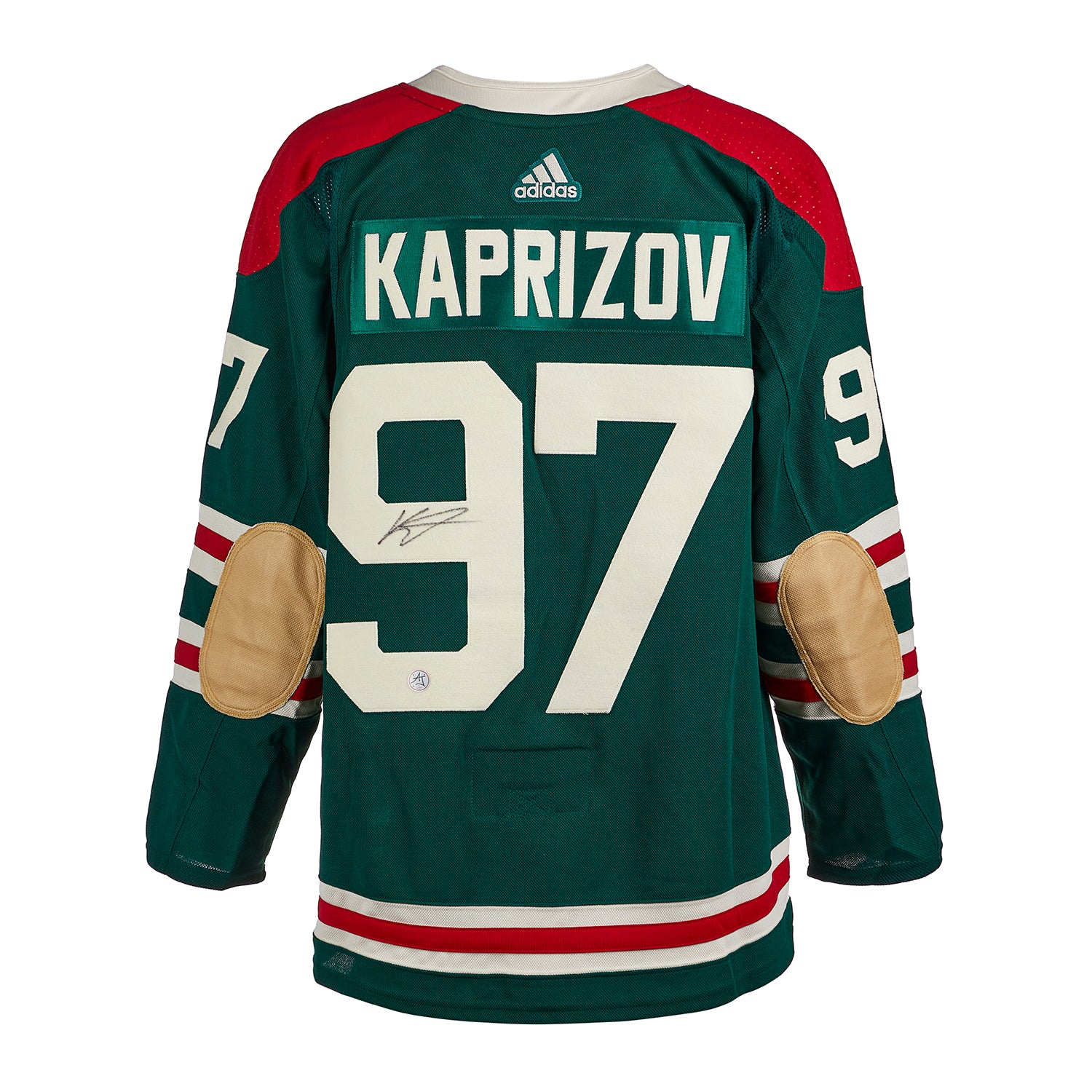 Kirill Kaprizov Minnesota Wild Autographed Reverse Retro Logo Hockey Puck