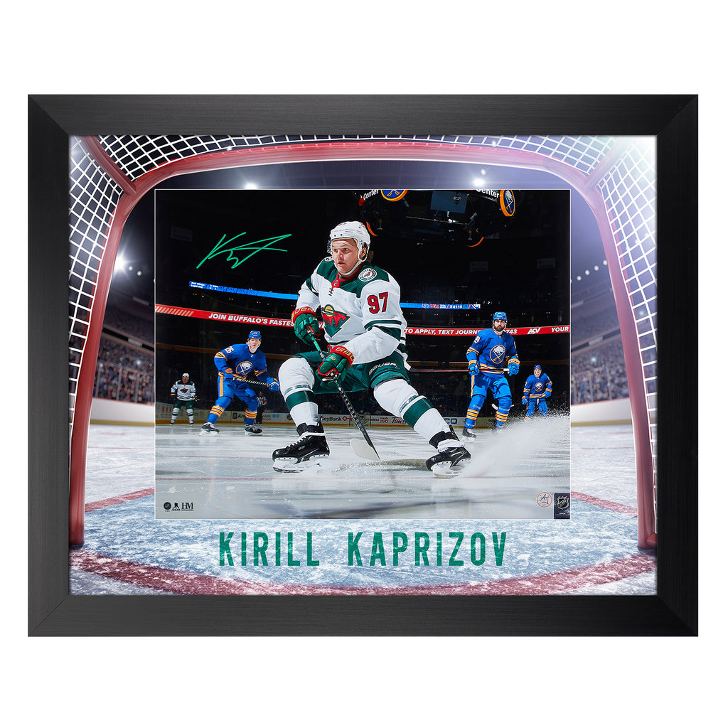 Kirill Kaprizov Signed & Professionally Framed Custom White & Gold