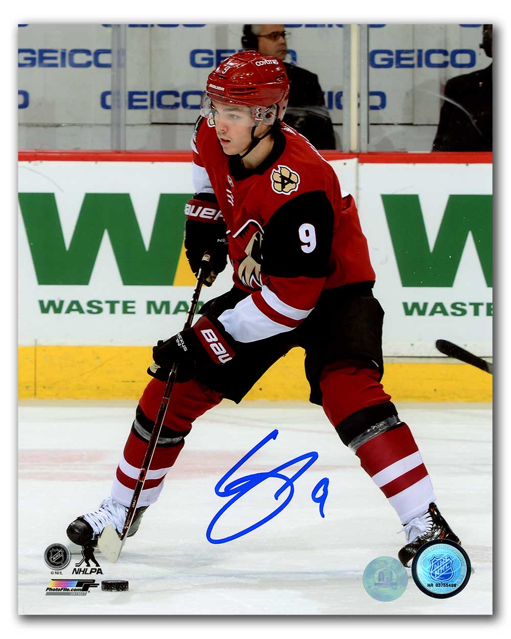 AJ Sports | Clayton Keller Autographed Arizona Coyotes 8x10 Photo