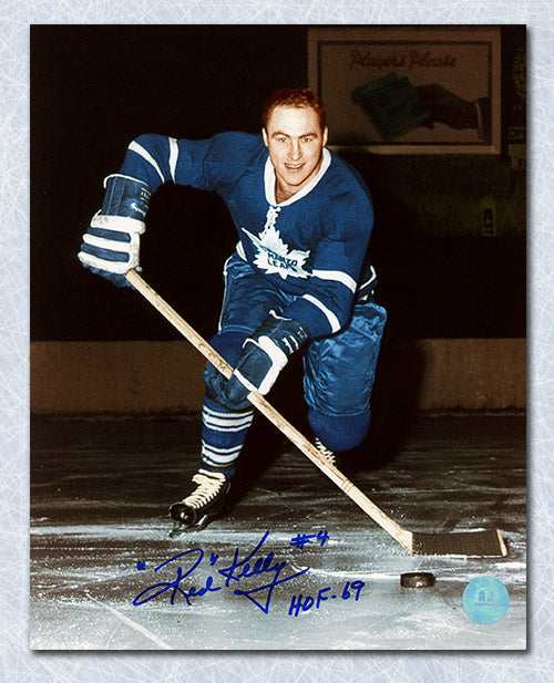 Red Kelly Autographed Blue Toronto Maple Leafs Jersey at 's