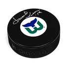 Dave Keon Hartford Whalers Signed Autograph Model Retro Hockey Puck | AJ Sports.