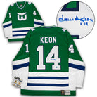 Dave Keon Hartford Whalers Signed Last Game Vintage Fanatics Jersey | AJ Sports.