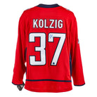 Olaf Kolzig Washington Capitals Autographed Fanatics Jersey | AJ Sports.