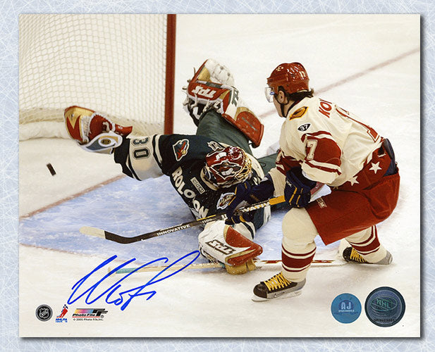 Ilya Kovalchuk 2004 All Star Game Autographed Hockey 8x10 Photo | AJ Sports.