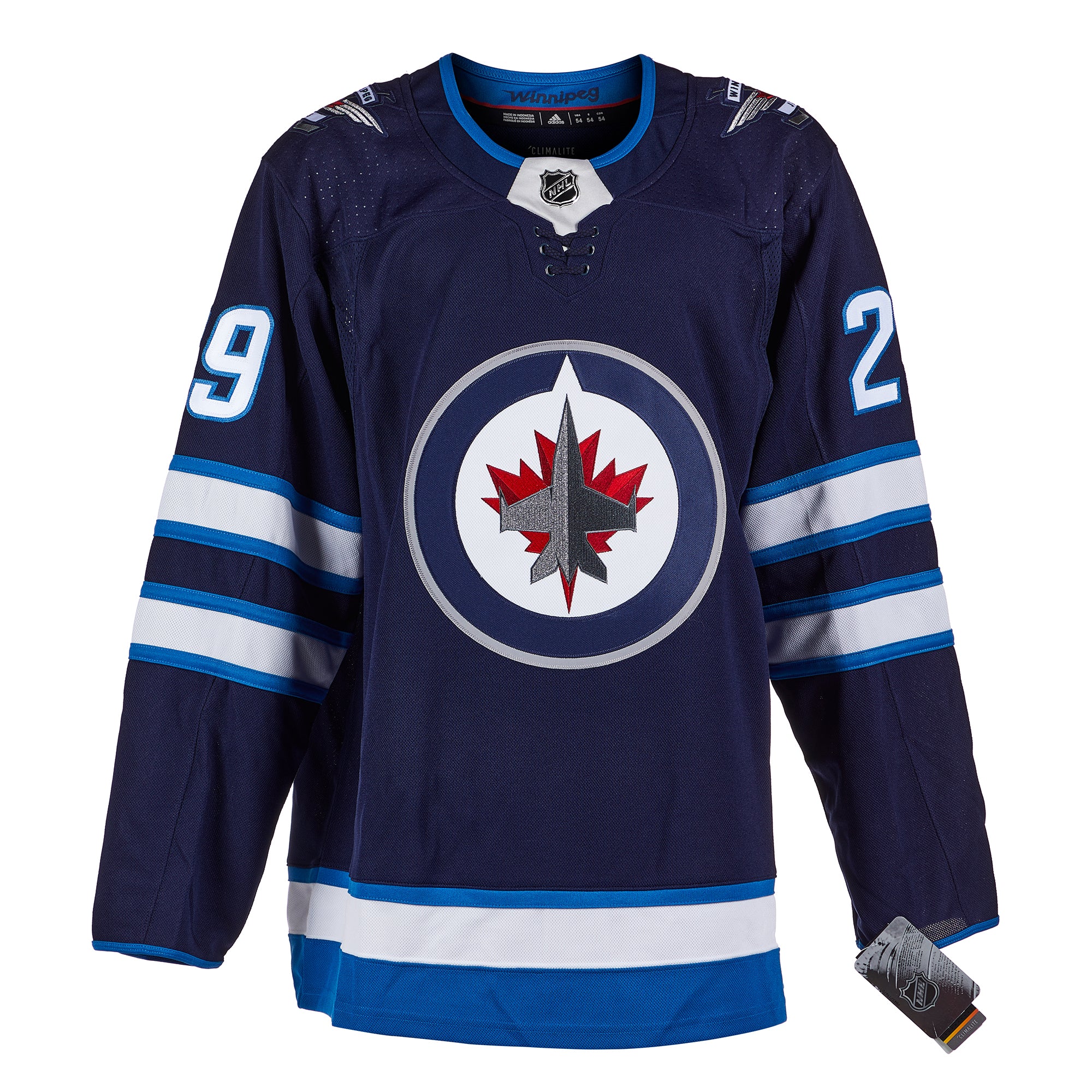 Patrik Laine Winnipeg Jets Signed & Dated 1st Game Adidas Jersey #/29 | AJ Sports.