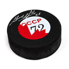 Guy Lapointe Team Canada Autographed 1972 Summit Series Hockey Puck | AJ Sports.