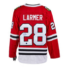 Steve Larmer Chicago Blackhawks Autographed Fanatics Jersey | AJ Sports.