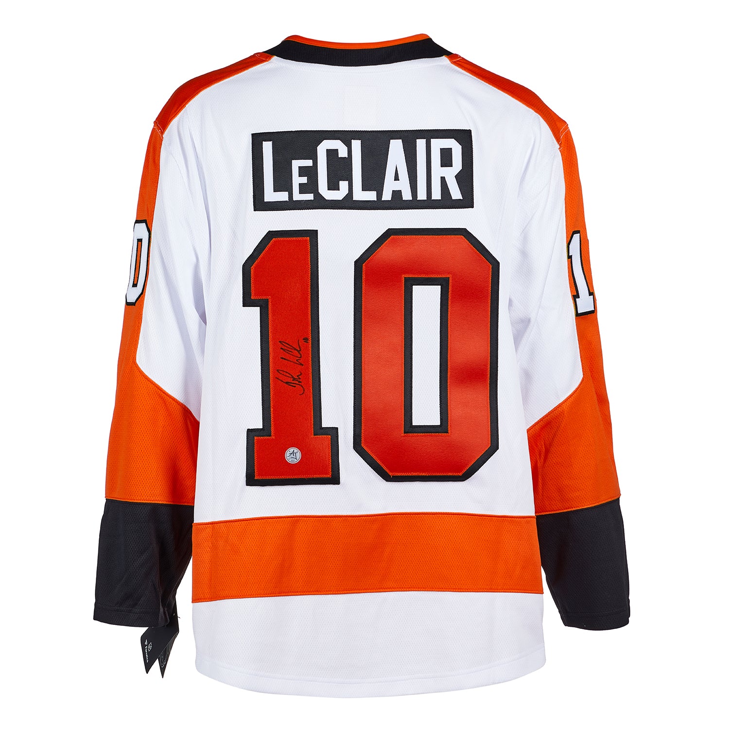 John LeClair Philadelphia Flyers Signed White Fanatics Jersey | AJ Sports.