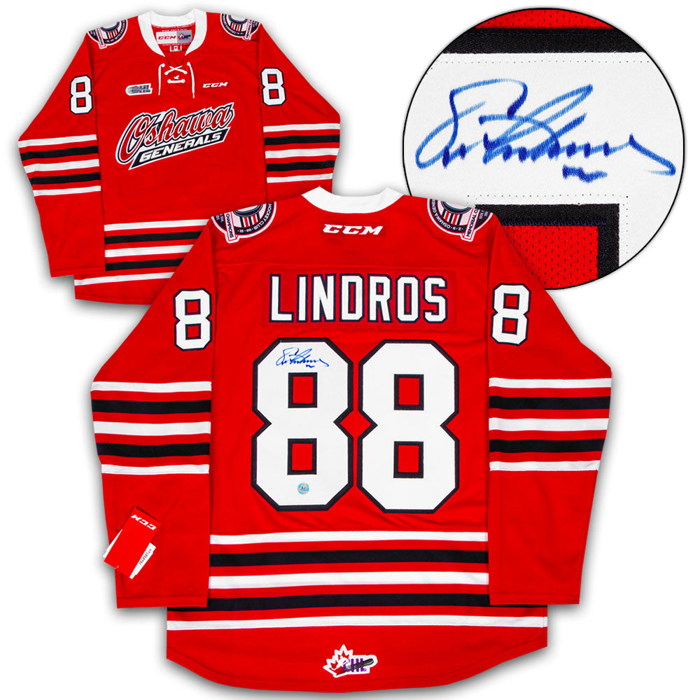 ERIC LINDROS Signed White Toronto Maple Leafs Jersey - NHL Auctions