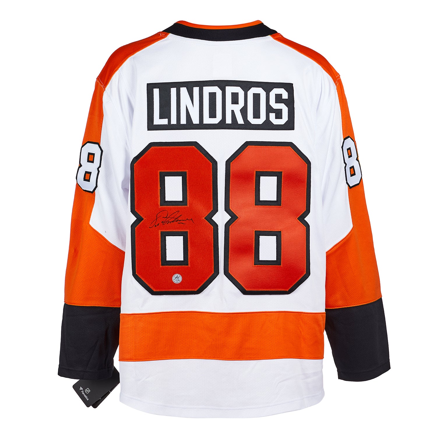 Eric Lindros Philadelphia Flyers Signed White Fanatics Jersey | AJ Sports.