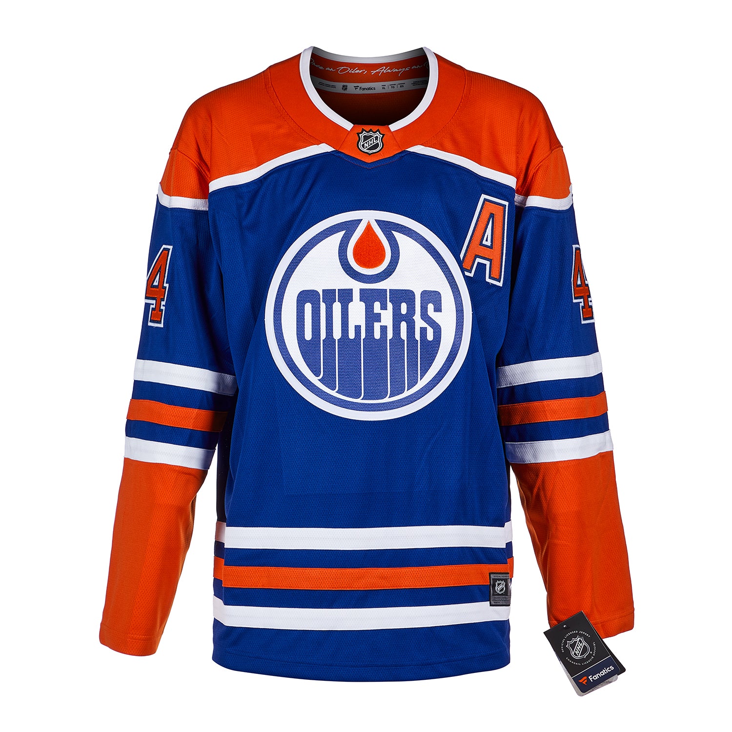 Kevin Lowe Edmonton Oilers Signed Alt Retro Fanatics Jersey | AJ Sports.