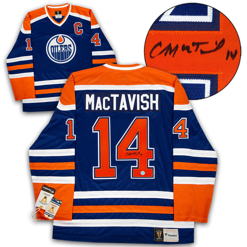 Edmonton Oilers Hockey Jersey deals Mactavish CCM Large