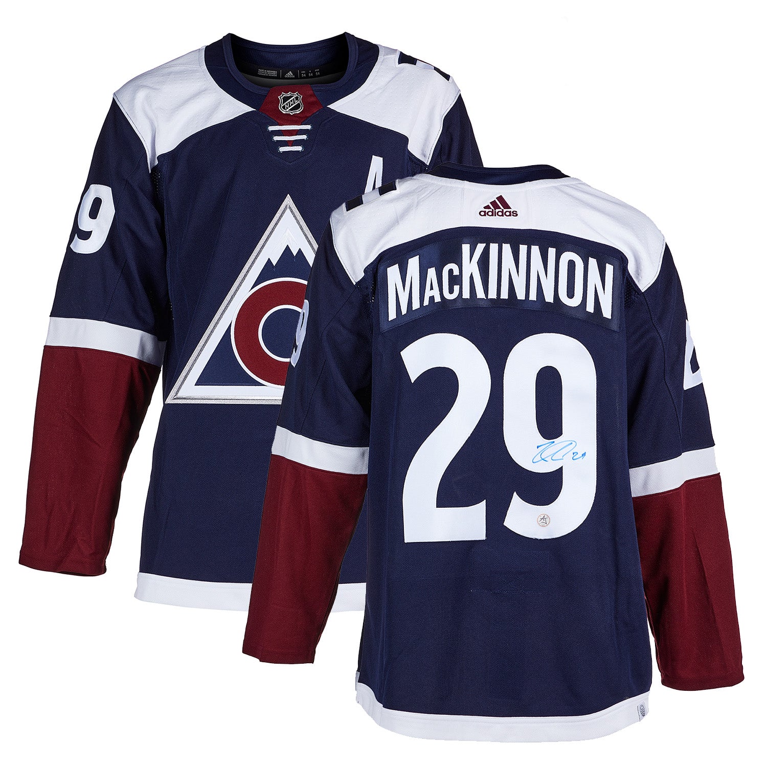 Nathan MacKinnon Signed Colorado Avalanche Blue Adidas Pro Third Jersey -  NHL Auctions