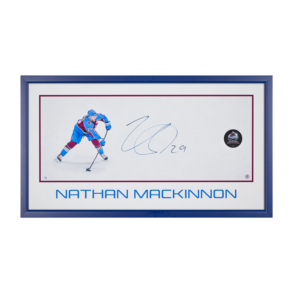 Got my hands on a Mackinnon signed jersey : r/hockeyjerseys