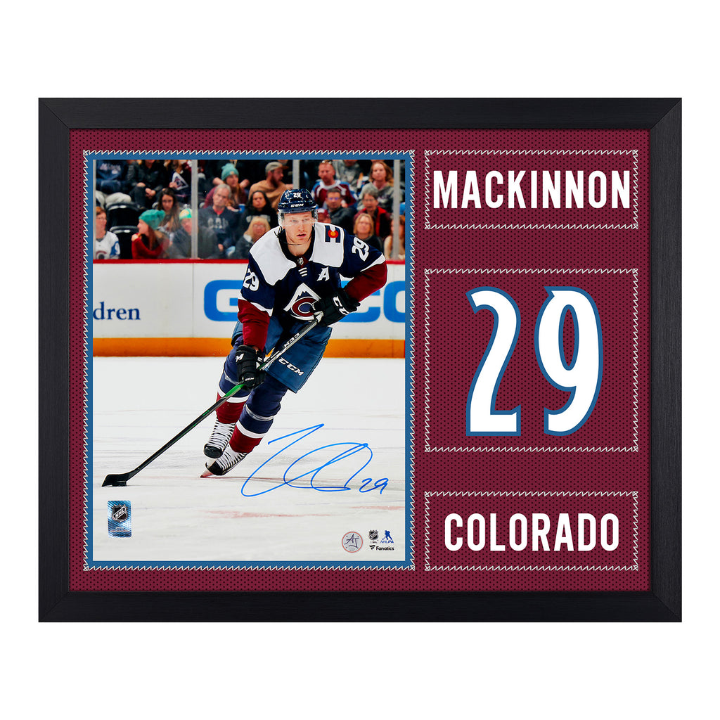 Colorado Avalanche Nathan MacKinnon Autographed Signed NHL Jersey