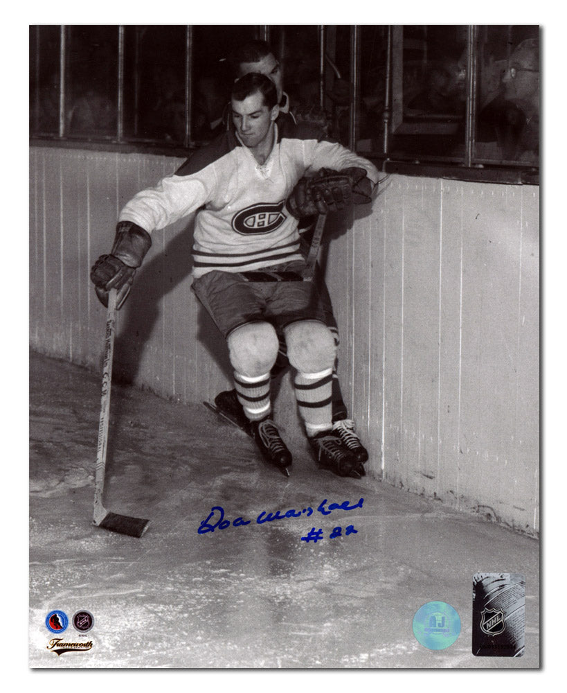 AJ Sports | Don Marshall Autographed Montreal Canadiens 8x10 Photo