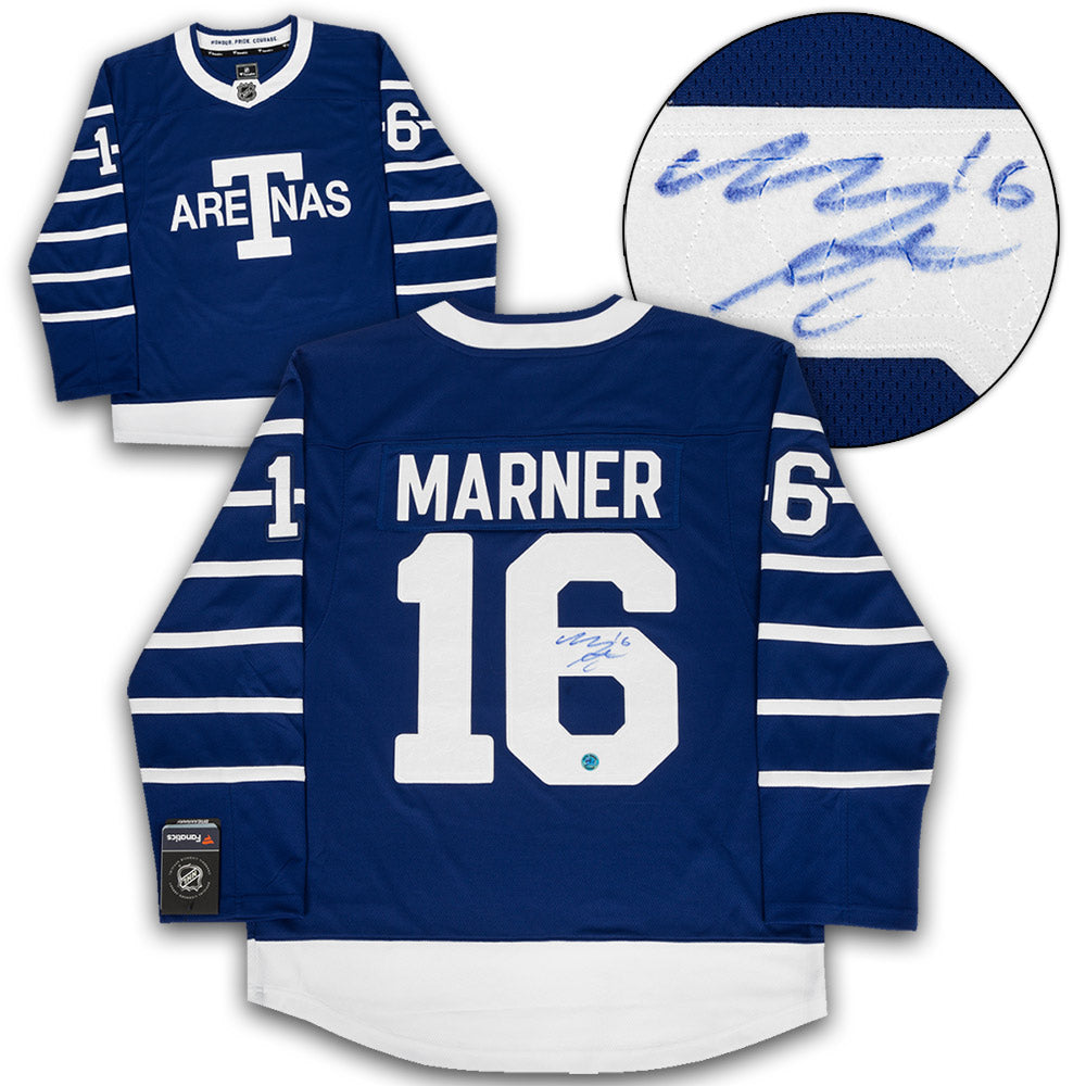 Mitch Marner Toronto Maple Leafs Autographed Puck Magician 8x10 Photo 5