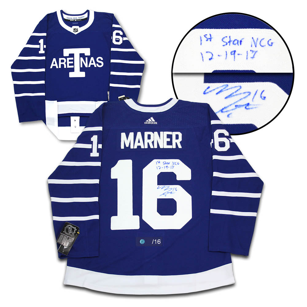Mitch Marner Signed Framed Toronto Maple Leafs White Adidas Authentic  Jersey with 8x10 Photo