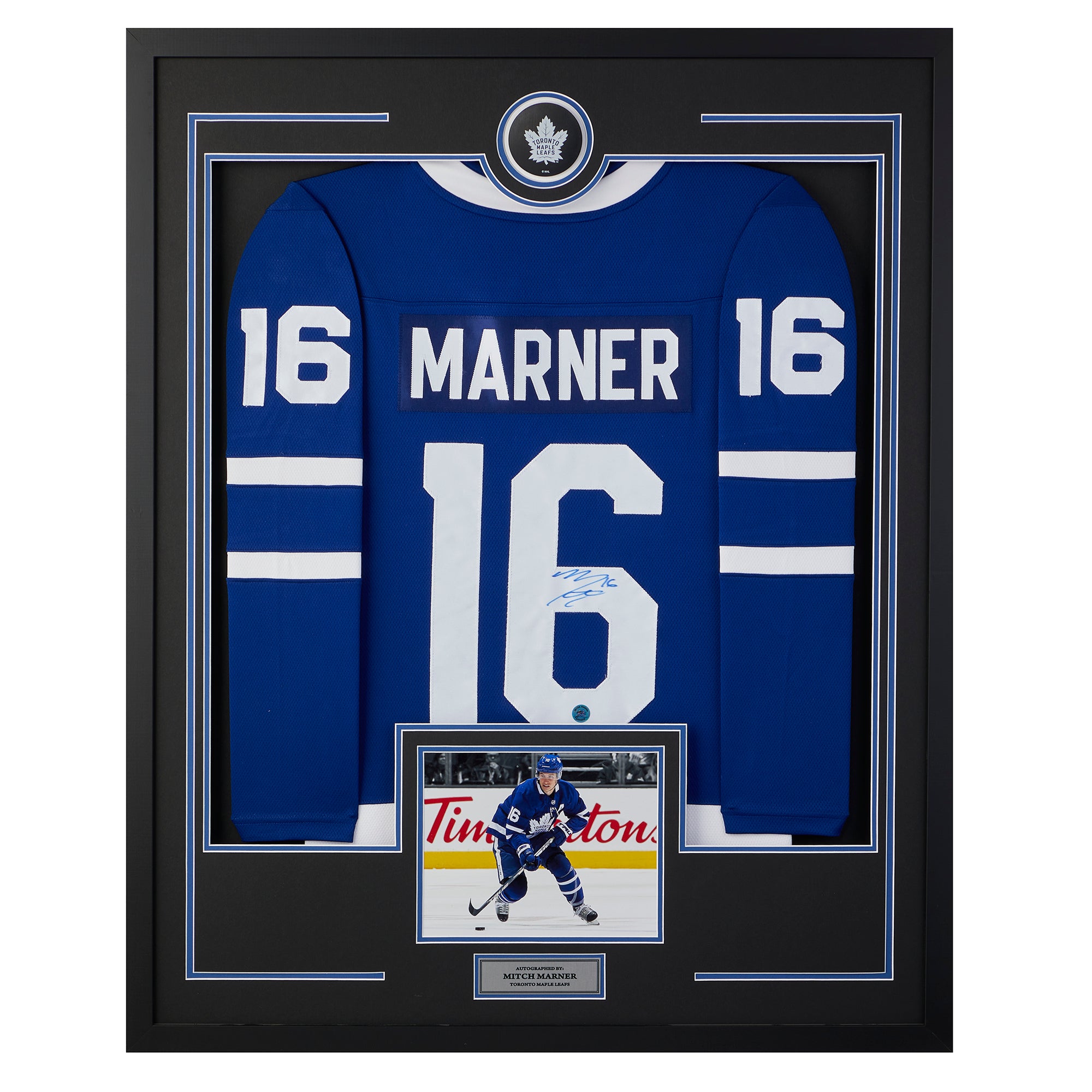 Mitchell Marner Signed Maple Leafs Jersey Inscribed 1st NHL Hat