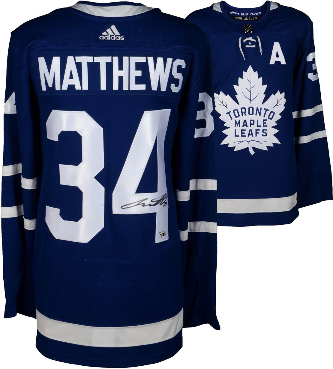 Auston Matthews Toronto Maple Leafs Autographed Deluxe Framed 2022 NHL All-Star Game White Adidas Authentic Jersey