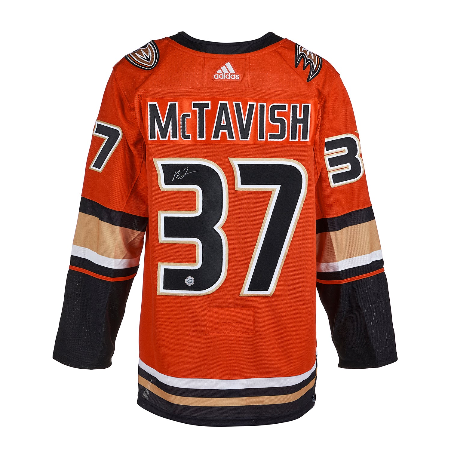 AJ Sports  Mason McTavish Signed Anaheim Ducks Reverse Retro 22 Adidas  Jersey