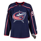 Elvis Merzlikins Columbus Blue Jackets Autographed Adidas Jersey | AJ Sports.