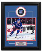 Mark Messier New York Rangers Autographed Hockey Captain 20x24 Puck Frame | AJ Sports.