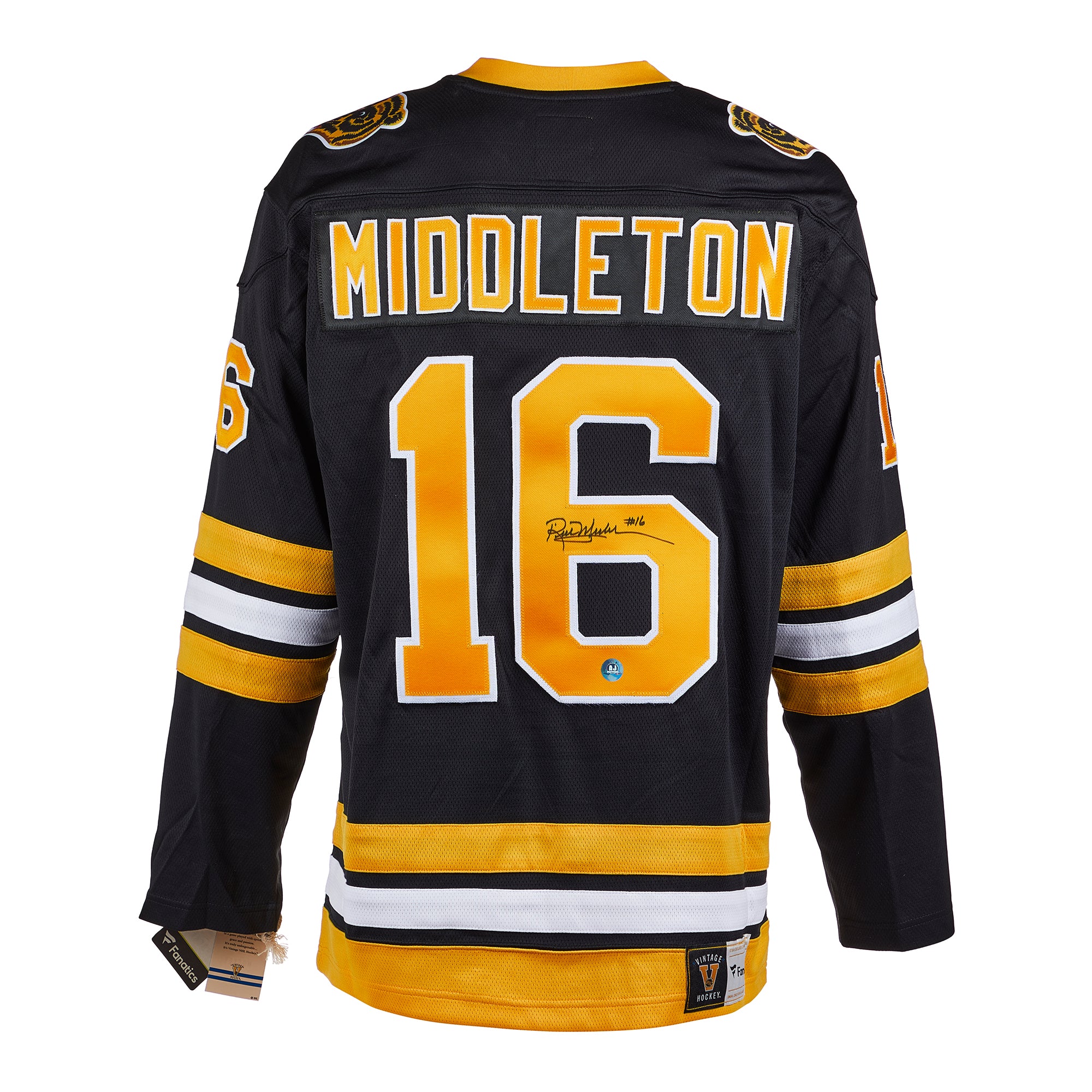 Rick Middleton Signed Boston Bruins 8x10 Photo