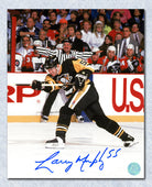 Larry Murphy Pittsburgh Penguins Autographed Slapshot 8x10 Photo | AJ Sports.