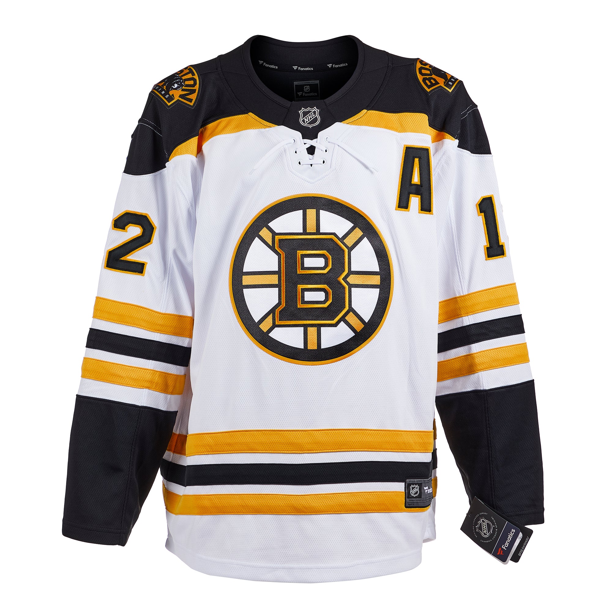 Adam Oates Boston Bruins Signed White Fanatics Jersey | AJ Sports.