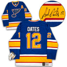 Adam Oates St Louis Blues Signed Retro Fanatics Jersey | AJ Sports.