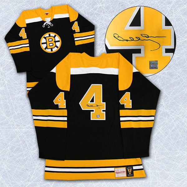 Bobby Orr (Boston Bruins) Autographed Framed Display – Historic Flying Goal  - ACLD Golf Outing Online Auction