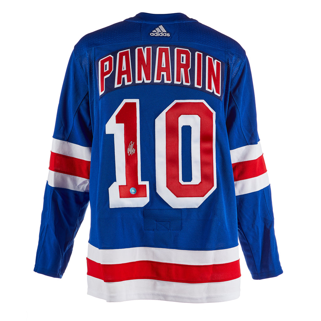 Artemi Panarin Autographed Chicago Blackhawks Red Reebok Jersey with 1st  Goal Inscription