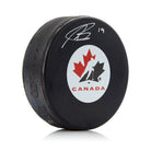 Nolan Patrick Team Canada Autographed Hockey Puck | AJ Sports.