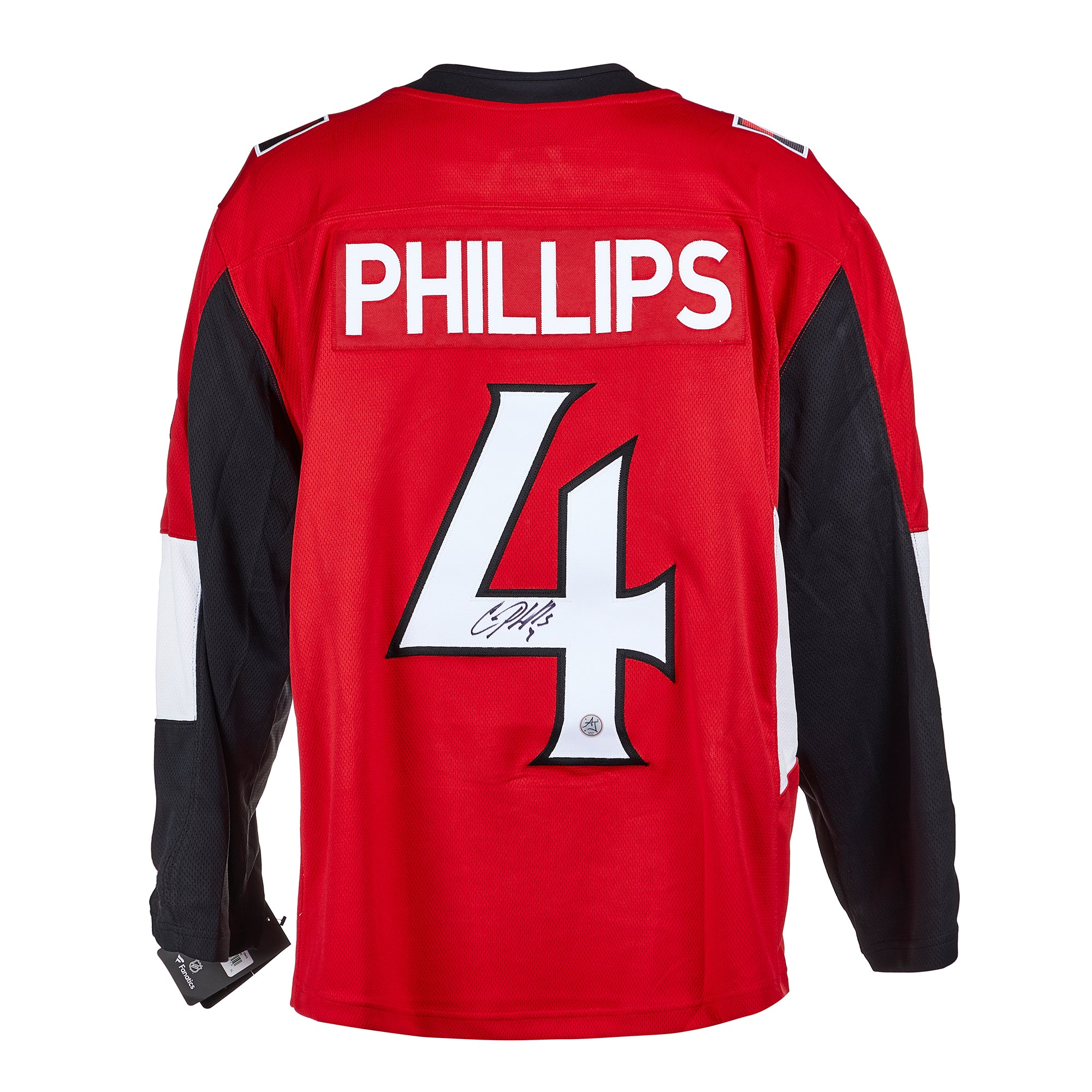 Chris Phillips Ottawa Senators Autographed Fanatics Jersey | AJ Sports.