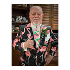 Don Cherry Flamingo Print On Air Worn Jacket Ensemble | AJ Sports.