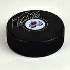 Mikko Rantanen Colorado Avalanche Autographed Hockey Puck | AJ Sports.