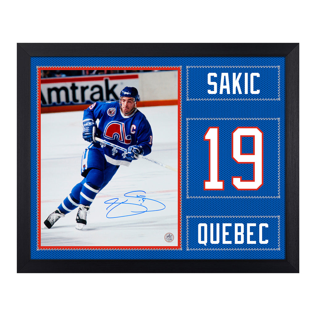 32 x 40 Canadian Olympic Hockey Jersey Autographed by Joe Sakic. Check  out the logo design we merged into…