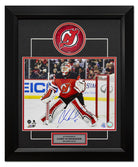 Cory Schneider New Jersey Devils Autographed Goalie Action 20x24 Frame | AJ Sports.