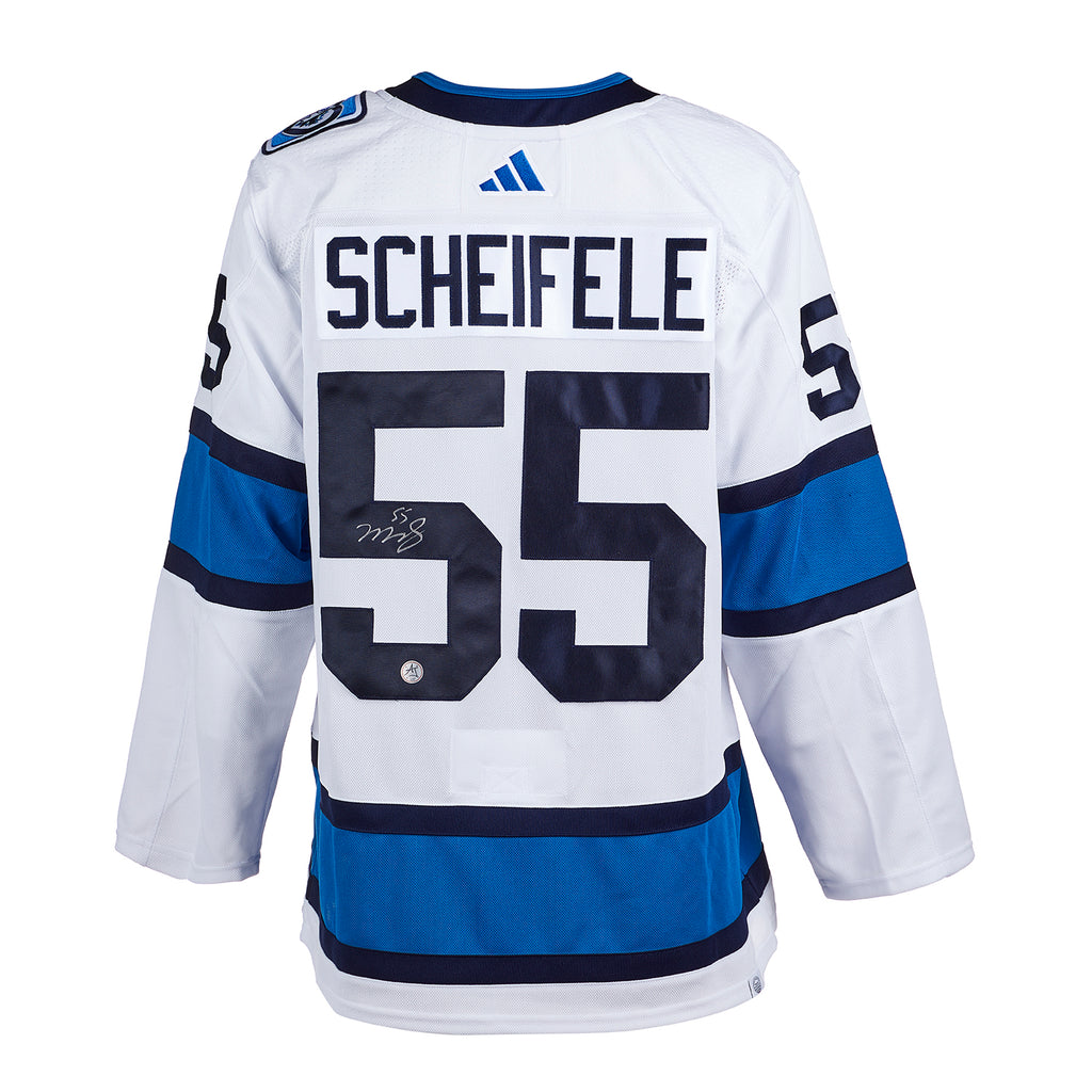 Framed Mark Scheifele Winnipeg Jets Autographed Navy Adidas Authentic Jersey