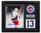 Teemu Selanne Winnipeg Jets Signed 20x24 Number Frame | AJ Sports.