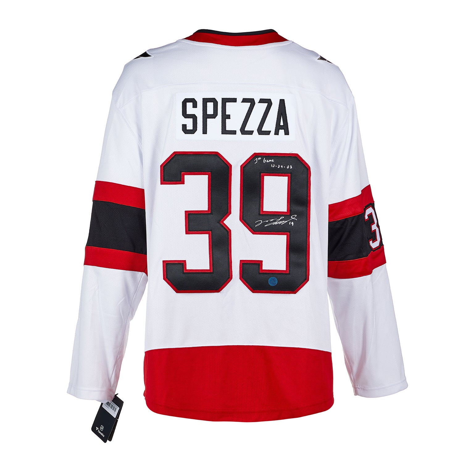 Jason Spezza Ottawa Senators Signed & Dated 1st Game Fantics Jersey | AJ Sports.