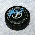 Steven Stamkos Tampa Bay Lighting Autographed Official Game Puck | AJ Sports.