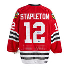 Pat Stapleton Chicago Blackhawks Autographed Vintage CCM Jersey | AJ Sports.