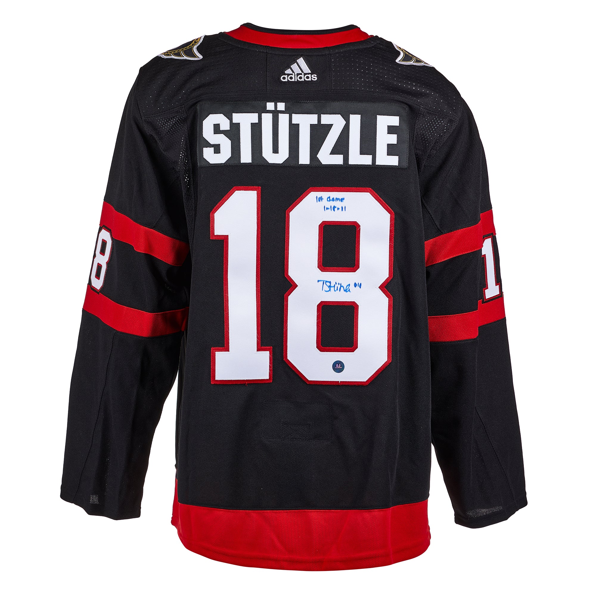 Tim Stutzle Ottawa Senators Signed & Dated 1st Game Adidas Jersey | AJ Sports.