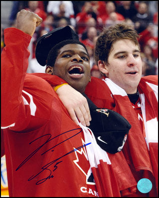 PK Subban Team Canada Signed 2009 World Juniors 8x10 Photo | AJ Sports.