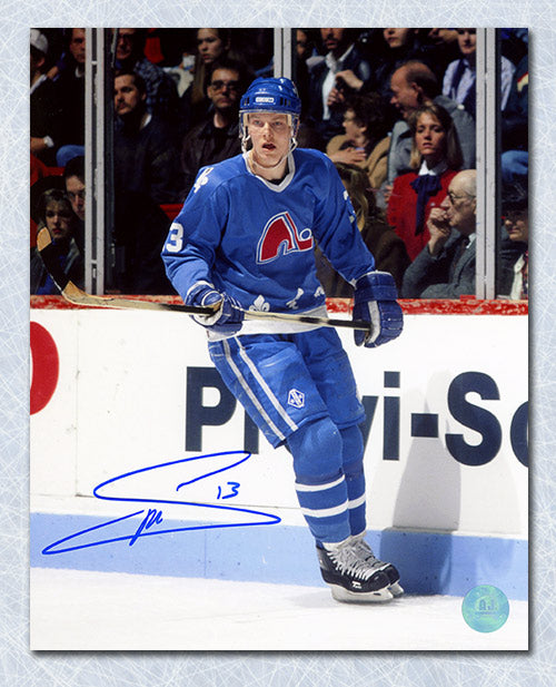 Joe Sakic Autographed Quebec Nordiques 8x10 Photo