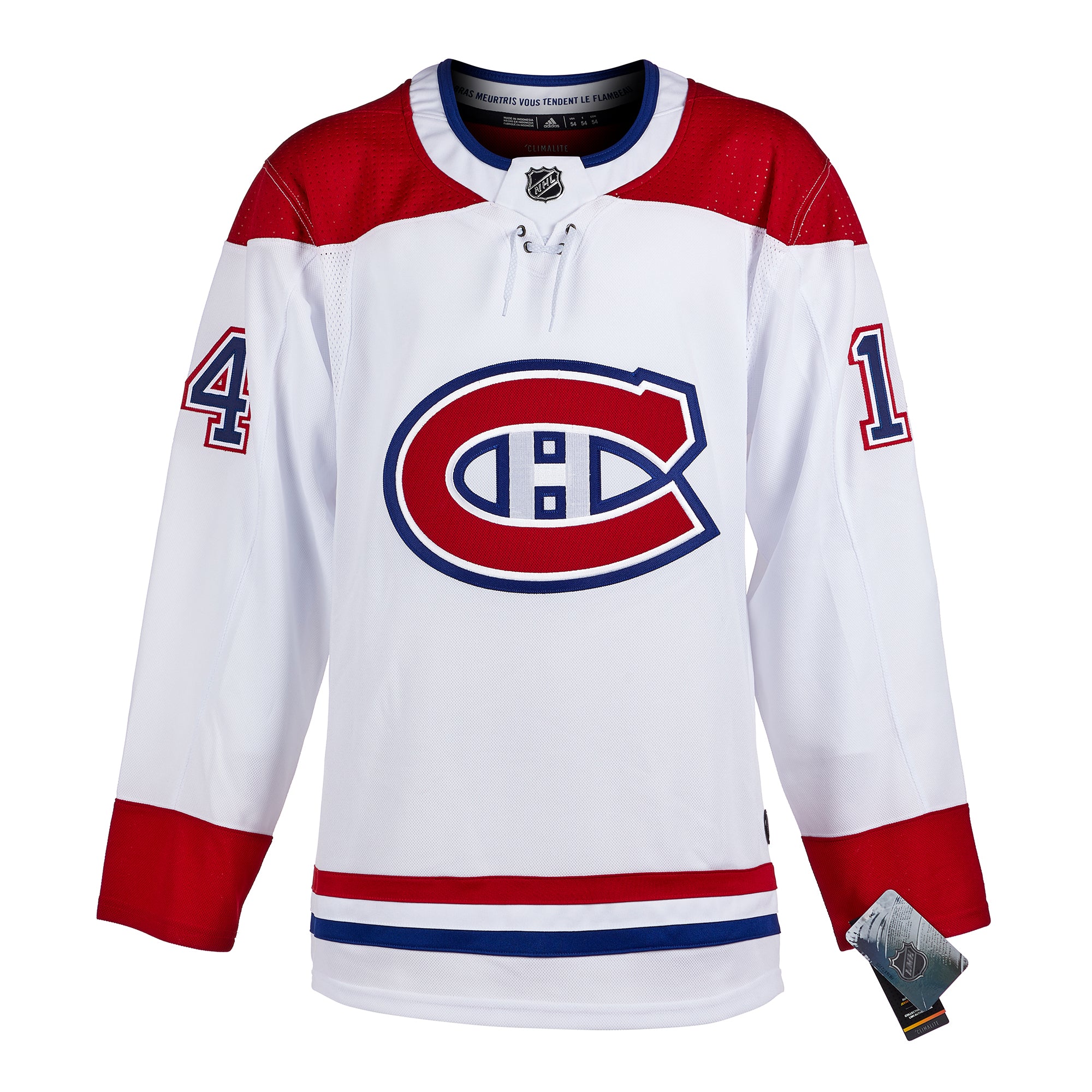 AJ Sports  Nick Suzuki Montreal Canadiens Signed & Dated 1st Game adidas  Jersey